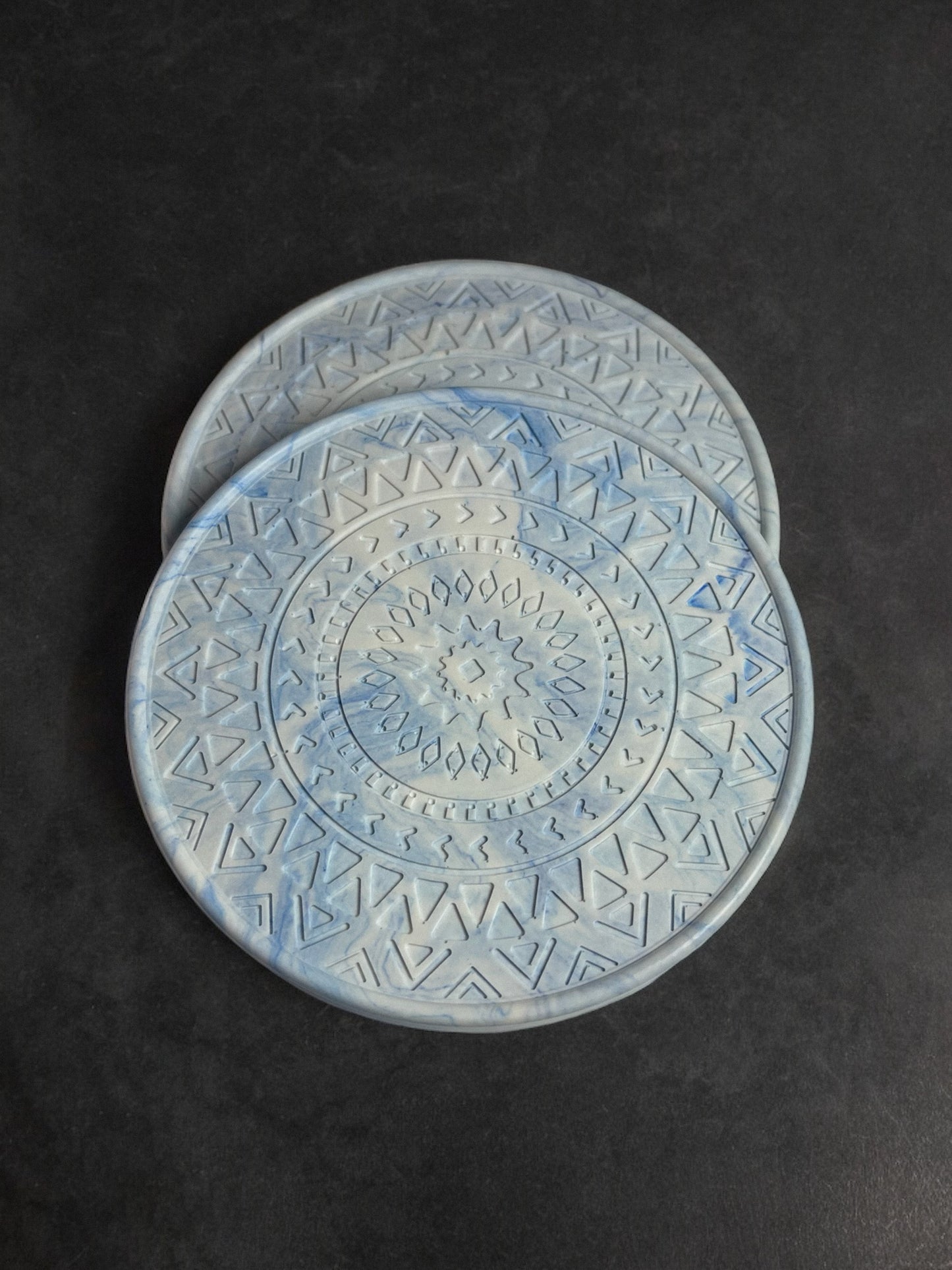 PAIR OF COASTERS